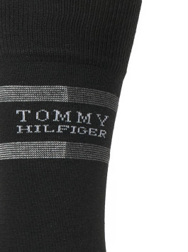 náhled Tommy Hilfiger pánské černé vysoké ponožky 