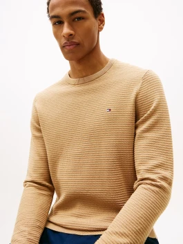 náhled Tommy Hilfiger pánský béžový svetr