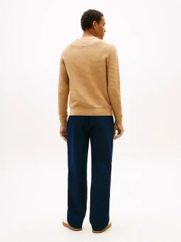 náhled Tommy Hilfiger pánský béžový svetr