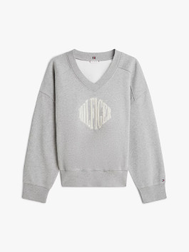 náhled Tommy Hilfiger dámská šedá mikina