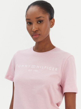 náhled Tommy Hilfiger dámské růžové tričko