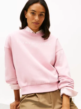 náhled Tommy Hilfiger dámská růžová mikina