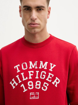 náhled Tommy Hilfiger pánská červená mikina