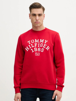 náhled Tommy Hilfiger pánská červená mikina