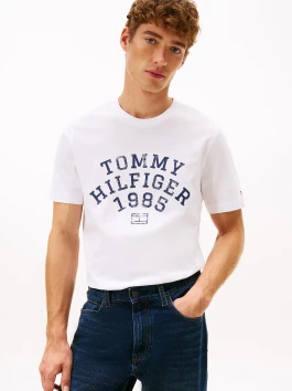 náhled Tommy Hilfiger pánské bílé tričko
