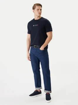 náhled Tommy Hilfiger pánské tmavě modré tričko