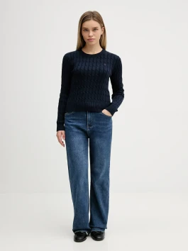 náhled Tommy Hilfiger dámský tmavě modrý svetr