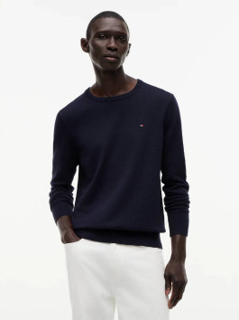 náhled Tommy Hilfiger pánský modrý svetr