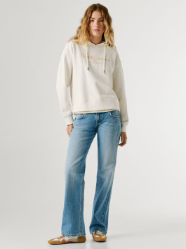 náhled Pepe Jeans dámská antická bílá mikina