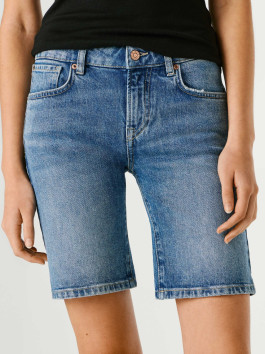 náhled Pepe Jeans dámské modré džínové šortky