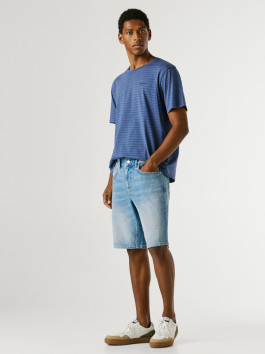 náhled Pepe Jeans pánské modré džínové šortky
