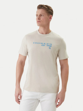 náhled Calvin Klein pánské béžové tričko