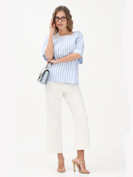 náhled Calvin Klein dámská modro-bílá halenka