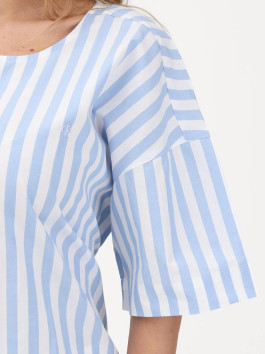 náhled Calvin Klein dámská modro-bílá halenka