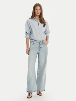 náhled Calvin Klein dámské modré baggy džíny