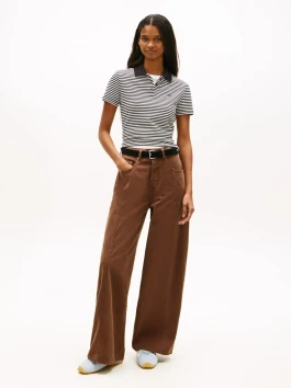 náhled Tommy Jeans dámské pruhované polo tričko