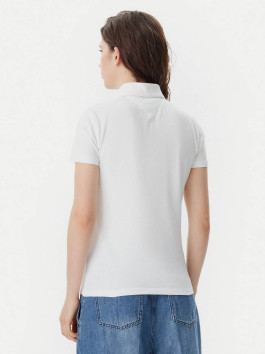 náhled Tommy Jeans dámské bílé polo tričko