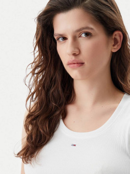 náhled Tommy Jeans dámský bílý top