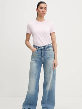 náhled Tommy Jeans dámské růžové tričko