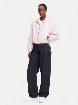náhled Tommy Jeans dámská růžová přechodová bunda
