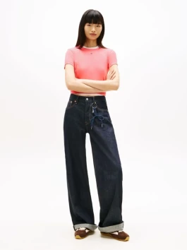 náhled Tommy Jeans dámské růžové tričko