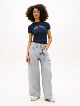 náhled Tommy Jeans dámské tmavě modré tričko