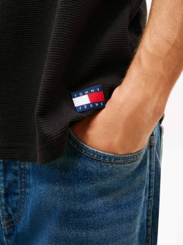 náhled Tommy Jeans pánské černé tričko