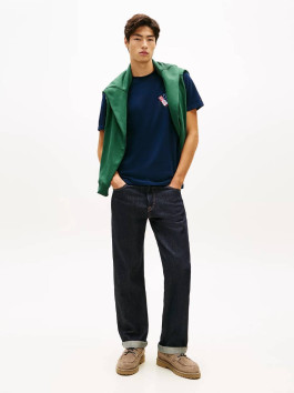náhled Tommy Jeans pánské modré tričko