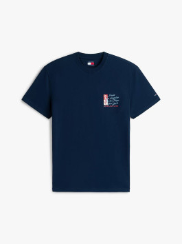 náhled Tommy Jeans pánské modré tričko