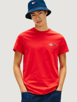 náhled Tommy Jeans pánské červené tričko