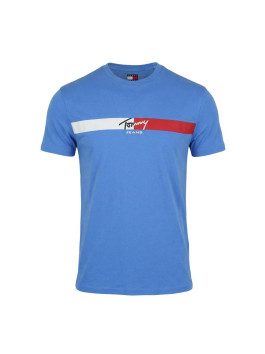 náhled Tommy Jeans pánské modré tričko