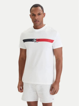 náhled Tommy Jeans pánské bílé tričko