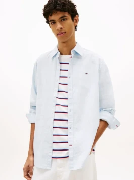 náhled Tommy Jeans pánská světle modrá košile