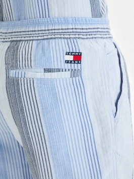 náhled Tommy Jeans pánské modré pruhované šortky