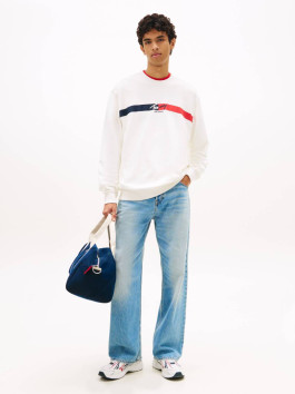 náhled Tommy Jeans pánská bílá mikina
