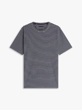 náhled Tommy Hilfiger pánské tmavě modré pruhované tričko
