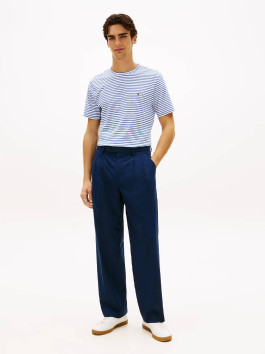 náhled Tommy Hilfiger pánské modré pruhované tričko