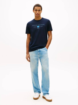 náhled Tommy Hilfiger pánské modré tričko