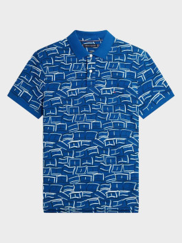 náhled Tommy Hilfiger pánské modré polo tričko