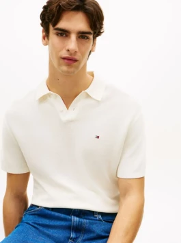 náhled Tommy Hilfiger pánské krémové polo tričko