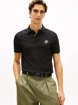 náhled Tommy Hilfiger pánské černé polo tričko
