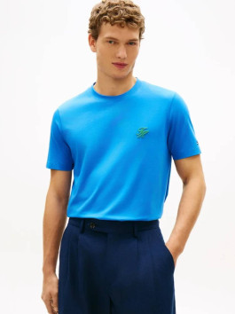náhled Tommy Hilfiger pánské modré tričko