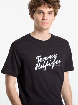 náhled Tommy Hilfiger pánské černé tričko