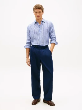 náhled Tommy Hilfiger pánská pruhovaná lněná košile