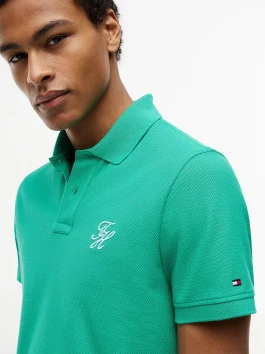 náhled Tommy Hilfiger pánské zelené polo tričko