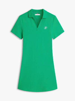 náhled Tommy Hilfiger dámské zelené polo šaty