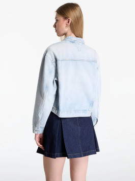 náhled Tommy Hilfiger dámská modrá džínová bunda