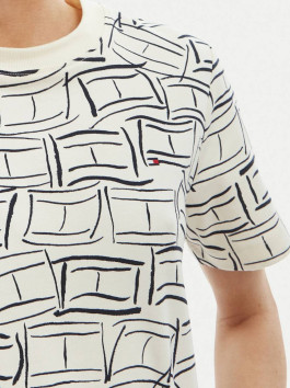 náhled Tommy Hilfiger dámské vzorované tričko