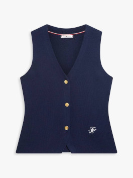 náhled Tommy Hilfiger dámská modrá vesta