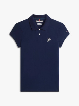 náhled Tommy Hilfiger dámské modré polo tričko